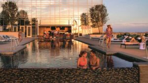 Courtesy Omni Frisco Hotel Omni Frisco Hotel is located directly beside the headquarters of NFL's Dallas Cowboys.