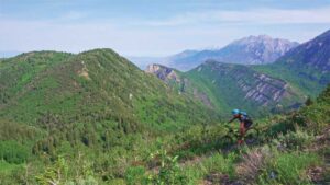 The Utah Valley's landscape makes it a perfect location for mountain biking.