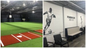 A collage of Powerhouse Sports Complex in Niagara Falls, N.Y. 