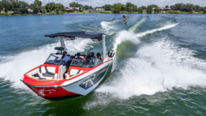 Courtesy World Wake Association Action from the World Wake Association's Nautique Wake Series.