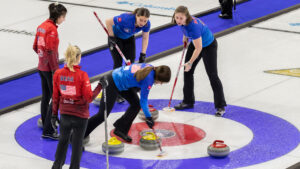 Courtesy Bob Weger Photography The men’s and women’s championships are played in a round-robin style format, featuring eight teams of four, with the top four teams of each championship advancing to the playoffs.