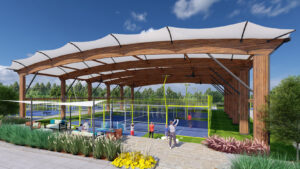 The Swing Racquet + Paddle facility in Raleigh N.C. set to open in 2026.
