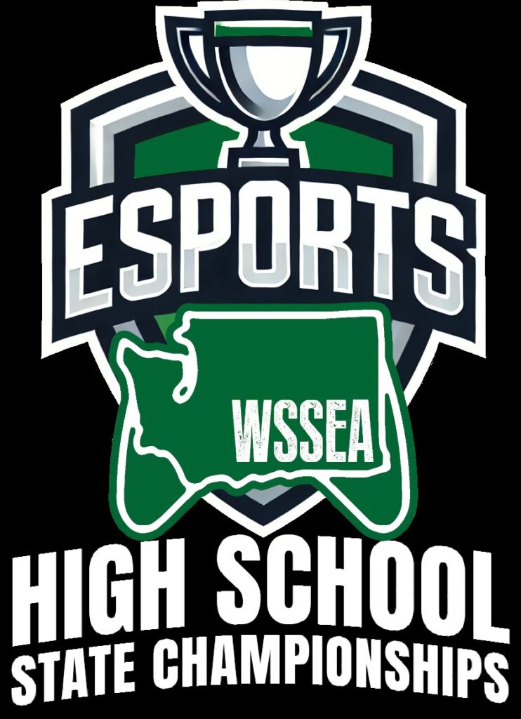 The green, white, and black WSSEA logo has a trophy in the middle.