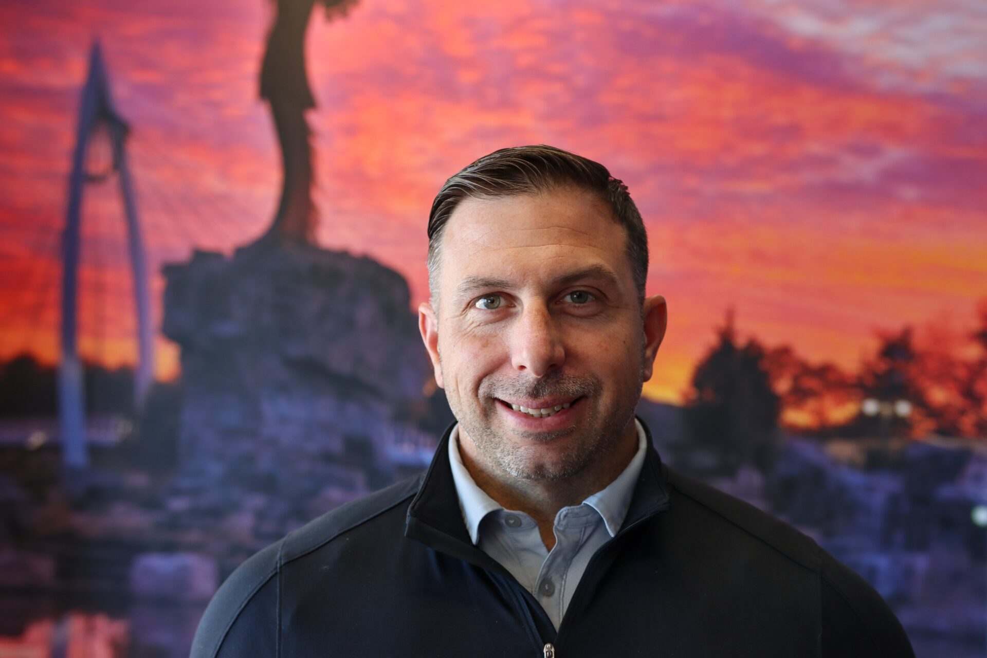 A headshot of Chris Spall.