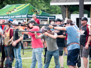 Top high school clay target athletes competing in national championship in Michigan