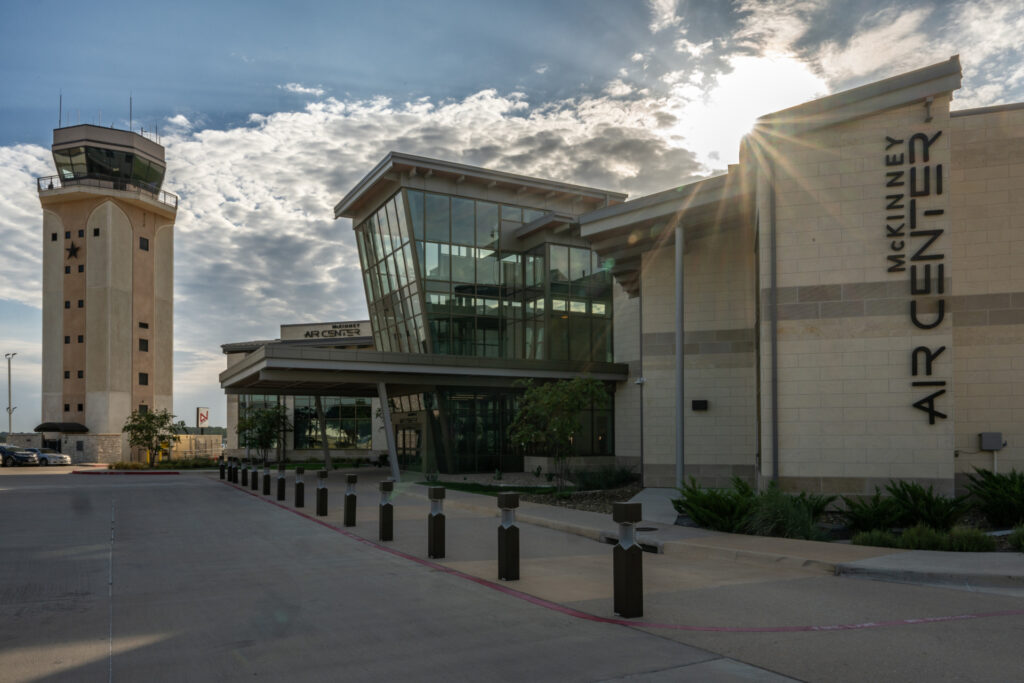 Exterior view of the McKinney Air Center.