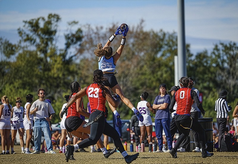 How girls’ flag football is driving growth in youth sports